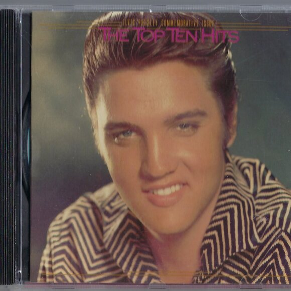 Elvis Presley Music CD: The Top Ten Hits Commemorative Issue 19 Songs - 1987 - Picture 1 of 2